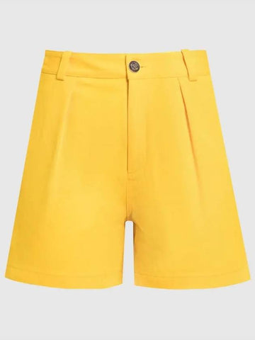 Women's Gotan Sunny Yellow Short Pants FAM8665 209X - LORO PIANA - BALAAN 1