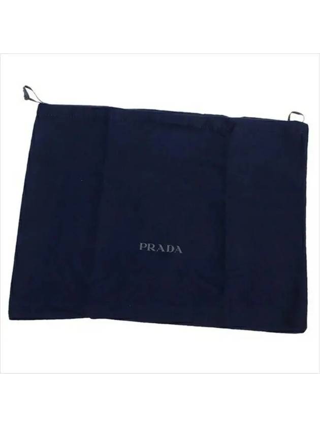 Re-Nylon Saffiano Leather Cross Bag Black - PRADA - BALAAN 9