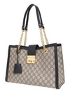 GG Padlock Supreme Medium Shoulder Bag Black Beige - GUCCI - BALAAN 3