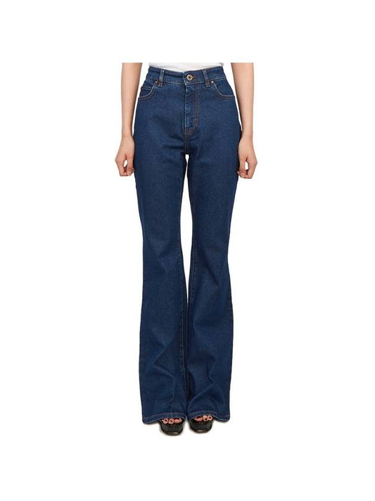Women's Palo High Rise Bootcut Jeans Blue - MAX MARA - BALAAN 1