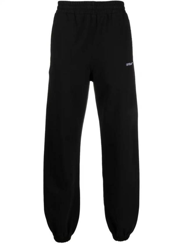 Diag Print Track Pants Black - OFF WHITE - BALAAN 1