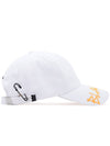 BBD Plate Signature Logo Cap White - BLACKBLOND - BALAAN 3