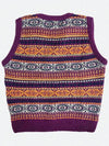 Fisherman Fair Isle Slip over F07 Plum - MICHAELROSS - BALAAN 2