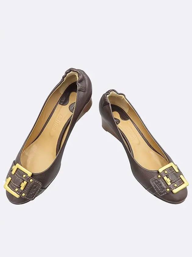 Smith Market Used Luxury Brown Shoes Women s - CHLOE - BALAAN 1