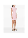 Nina Cotton Short Dress Light Pink - ISABEL MARANT - BALAAN 3