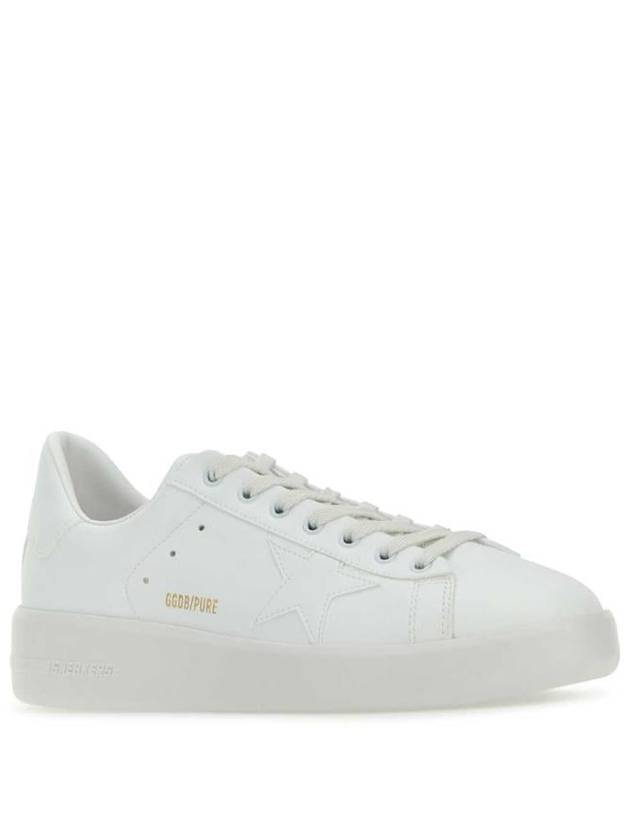 Purestar Lace-Up Low-Top Sneakers White - GOLDEN GOOSE - BALAAN 3