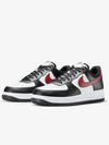 Air Force 1 '07 Low Top Sneakers Black Dark Team Red - NIKE - BALAAN 6