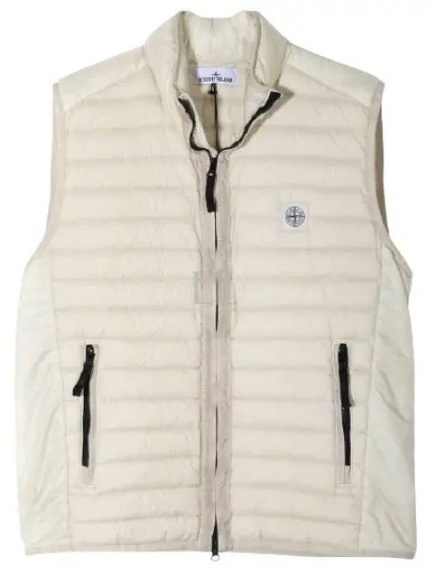 Men's Logo Patch Puffer Vest Plaster - STONE ISLAND - BALAAN 2