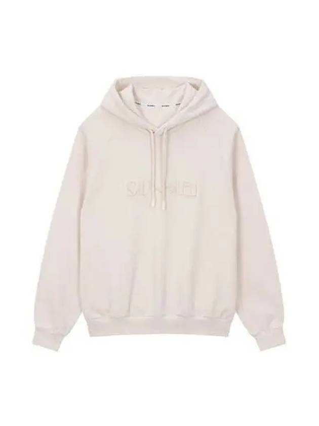 Logo hooded sweatshirt beige MRTWXJER038 JER010 - SUNNEI - BALAAN 1