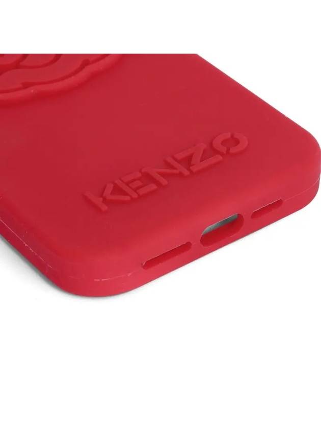 Tiger Silicon Iphone 13 Pro Max Case Red - KENZO - BALAAN 4