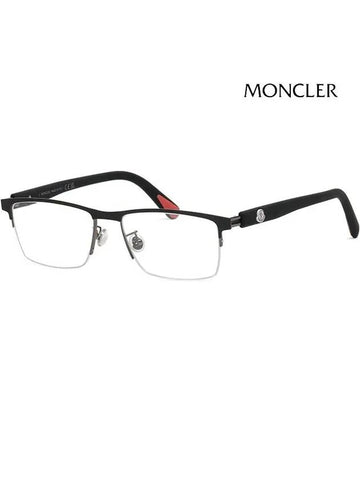 Glasses Frame ML5164H 002 Men's Half Rimless - MONCLER - BALAAN 1