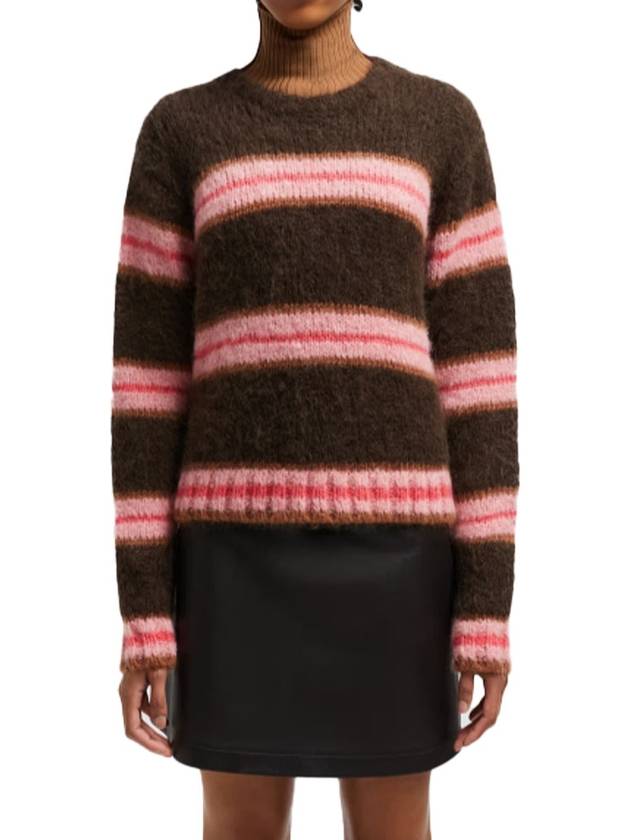 Women s Mohair Crew Neck Knit 9C00009M2306283 - MONCLER - BALAAN 3