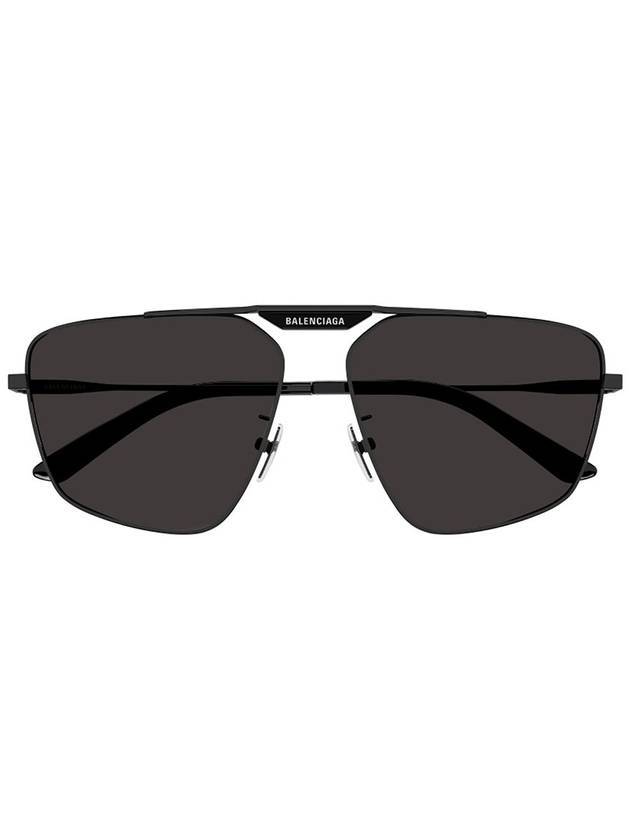 Eyewear BB0246SA Tag 20 Navigator Metal Sunglasses Black Gray - BALENCIAGA - BALAAN 1