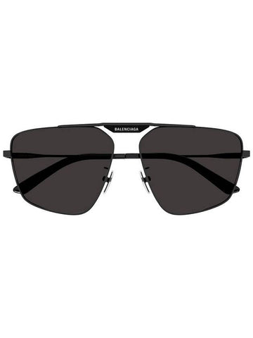 Eyewear BB0246SA Tag 20 Navigator Metal Sunglasses Black Gray - BALENCIAGA - BALAAN 1