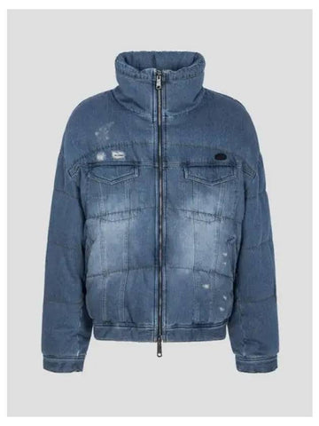 Men s denim padded spring and fall jacket blue domestic product - ADER ERROR - BALAAN 1