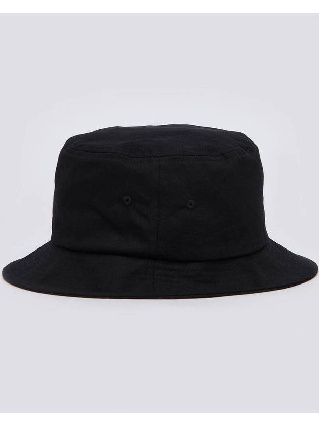 Embroidered Logo Stock Bucket Hat Black - STUSSY - BALAAN 5