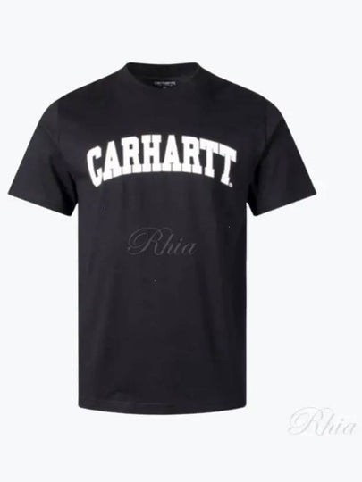 University Short Sleeve T-Shirt Black - CARHARTT WIP - BALAAN 2