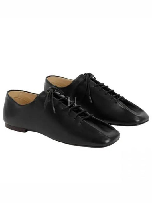 Souris Nappa Leather Flat Classic Derbies Black - LEMAIRE - BALAAN 2