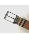 Reversible Vintage Check Leather Belt Archive Beige - BURBERRY - BALAAN 5