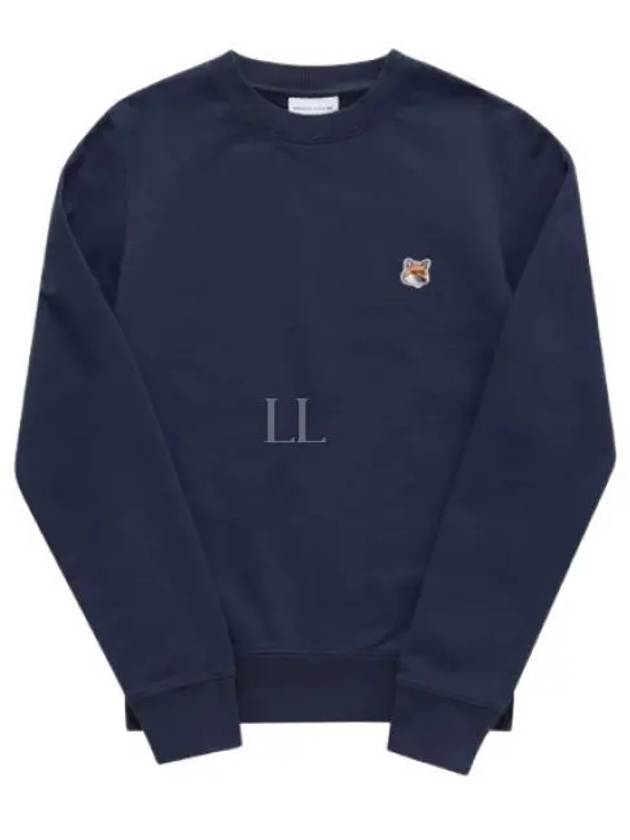 Fox Head Patch Regular Sweatshirt Midnight Blue - MAISON KITSUNE - BALAAN 2