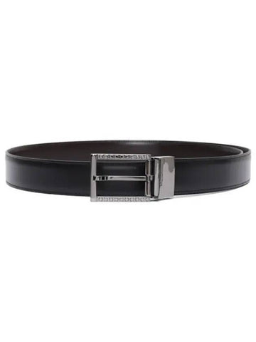 Ferragamo Square Reversible Belt Men s Waistband - SALVATORE FERRAGAMO - BALAAN 1