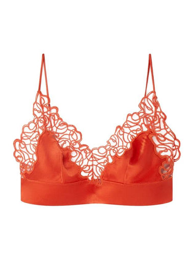 Women's Scribble Lace Bra Scarlet Red - STELLA MCCARTNEY - BALAAN 1