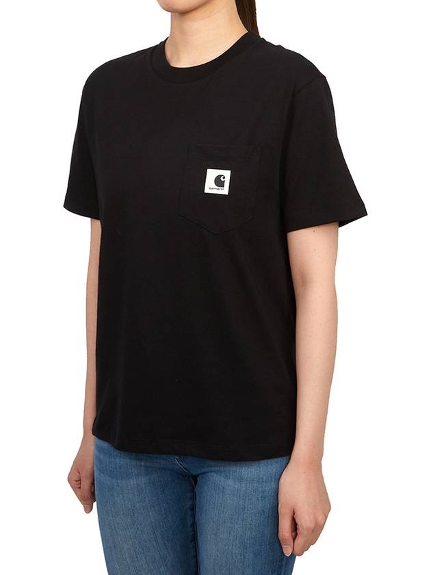 Pocket Women s Short Sleeve T Shirt I032215 89XX - CARHARTT WIP - BALAAN 3