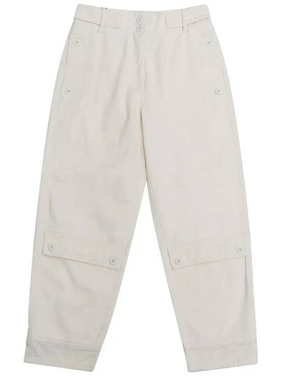 Gilbert cotton pants cream GILBERT 001 - MAX MARA - BALAAN 2