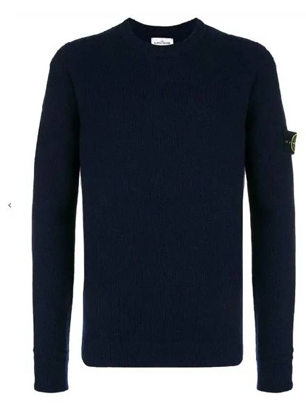 Men's round neck wool knit 6915540A3 V0020 - STONE ISLAND - BALAAN 2