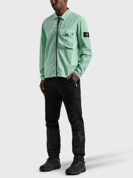 Stone Island Compass Waffen Three Button Pocket Cotton Zipup Shirt Jacket Shirt - STONE ISLAND - BALAAN 2