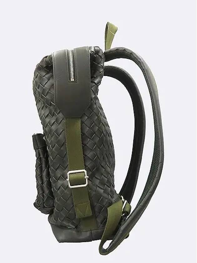 653118 Khaki Color Hydrology Intrecciato Backpack Marked - BOTTEGA VENETA - BALAAN 3