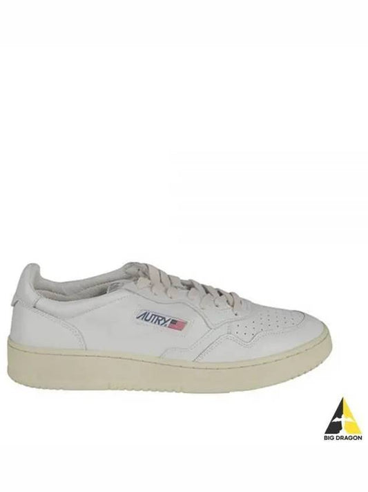 Medalist Leather Low Top Sneakers White - AUTRY - BALAAN 2