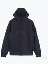 Soft Shell RE Dye Technology Hooded Jacket Navy - STONE ISLAND - BALAAN 2