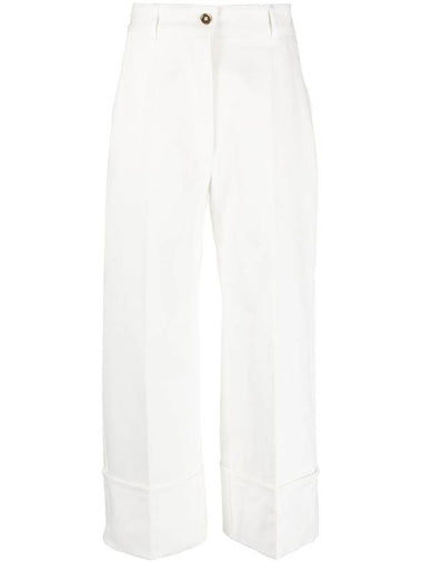 PATOU Trousers White - PATOU - BALAAN 1