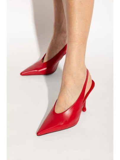 Jimmy Choo Leather High-heeled Shoes Isa, Women's, Red - JIMMY CHOO - BALAAN 2