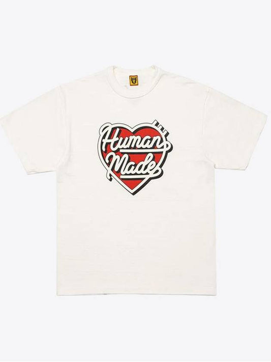 Graphic Short Sleeve T Shirt 7 White HM28TE008 - HUMAN MADE - BALAAN 1