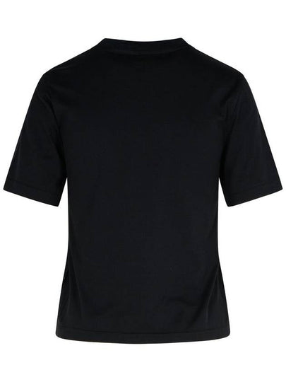 Palm Angels Black Cotton T-Shirt - PALM ANGELS - BALAAN 2