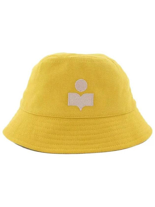 Haley Embroidered Logo Bucket Hat Yellow - ISABEL MARANT - BALAAN 2