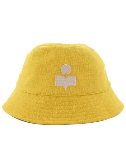 Haley Embroidered Logo Bucket Hat Yellow - ISABEL MARANT - BALAAN 2