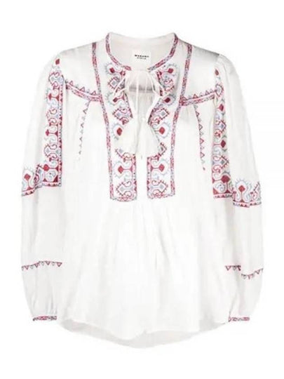 Kiledia Embroidery Blouse White - ISABEL MARANT - BALAAN 2