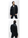 Men's Monogram Rucker Logo Zip-Up Track Jacket Black - MOOSE KNUCKLES - BALAAN 4