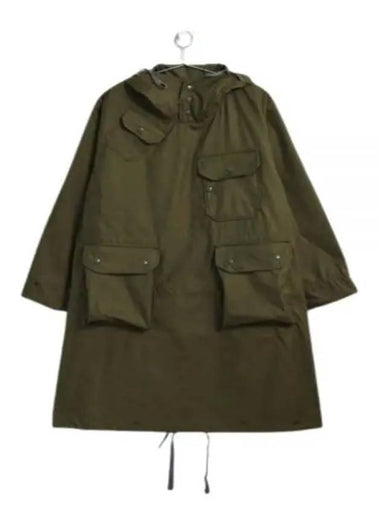 Over Parka Olive CP Weather Poplin 23F1D039 NQ195 EU001 - ENGINEERED GARMENTS - BALAAN 1