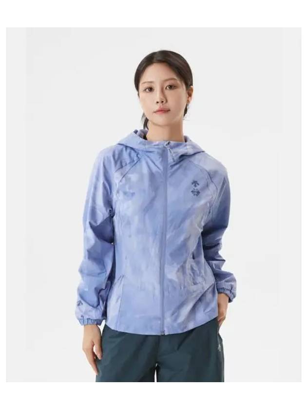 Women s Mesh Lined Windbreaker Pattern SP322TJK73 - DESCENTE - BALAAN 1