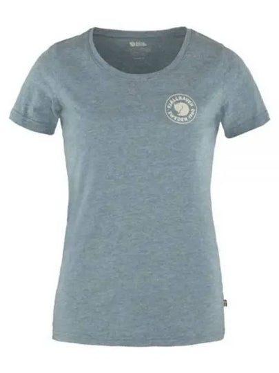 Women's 1960 Logo T-Shirt Indigo Blue - FJALL RAVEN - BALAAN 2