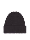 K Coder H Logo Patch Ribbed Beanie Black - DIESEL - BALAAN 3