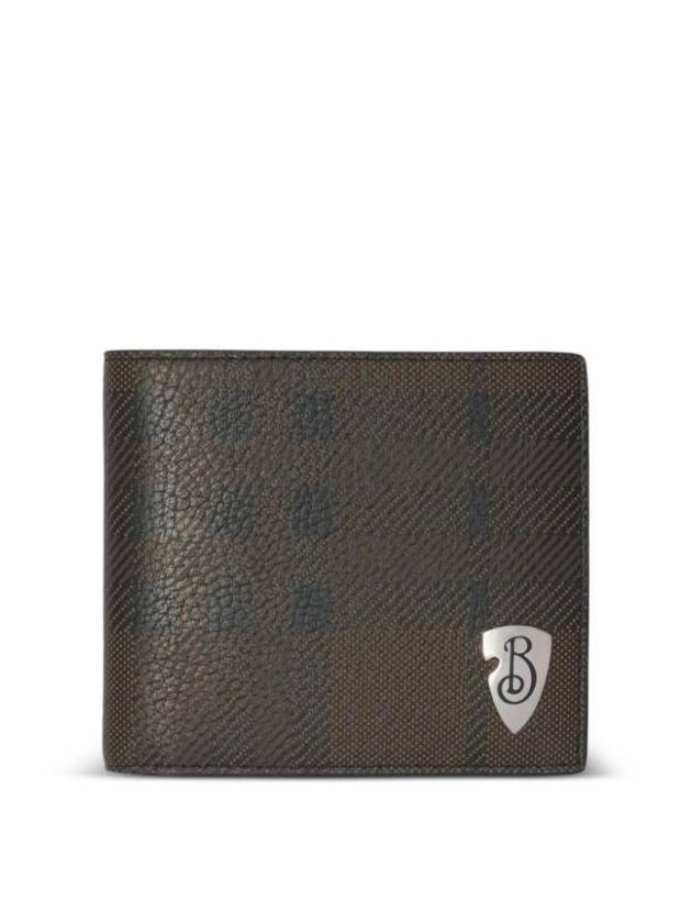 B-Shield Bifold Half Wallet Slate - BURBERRY - BALAAN 1