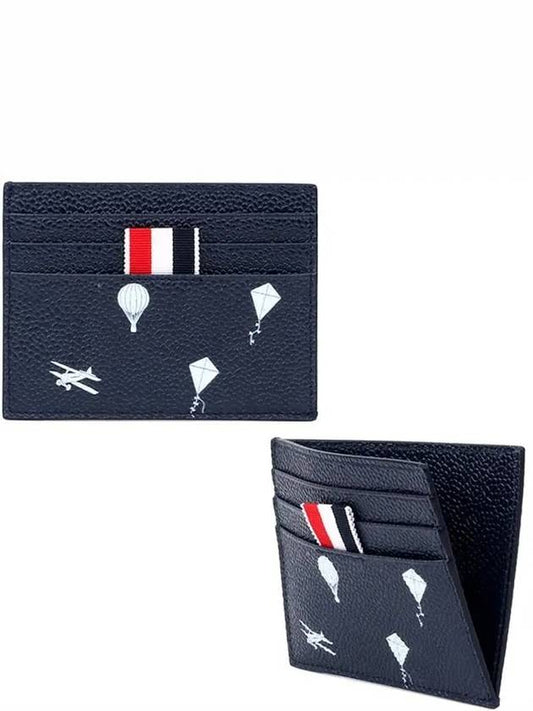 Compartment Icon Card Wallet Gray - THOM BROWNE - BALAAN.