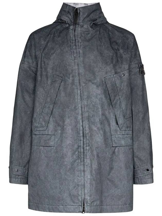 Men's Logo Wappen Membrana 3L Hooded Jacket Black - STONE ISLAND - BALAAN 3