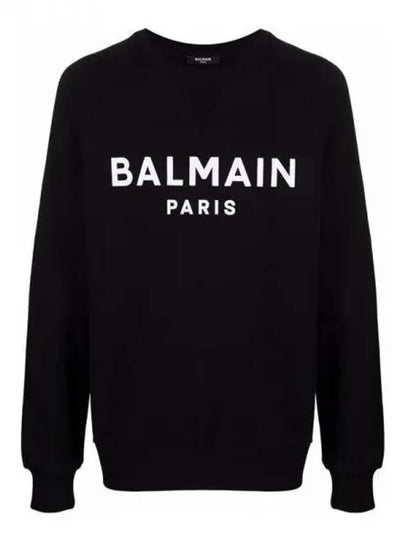 Paris Logo Sweatshirt Black - BALMAIN - BALAAN 2