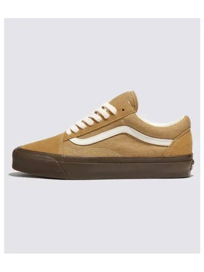 Old Skool 36 Low Top Sneakers Salt Wash Dirty Yellow - VANS - BALAAN 2